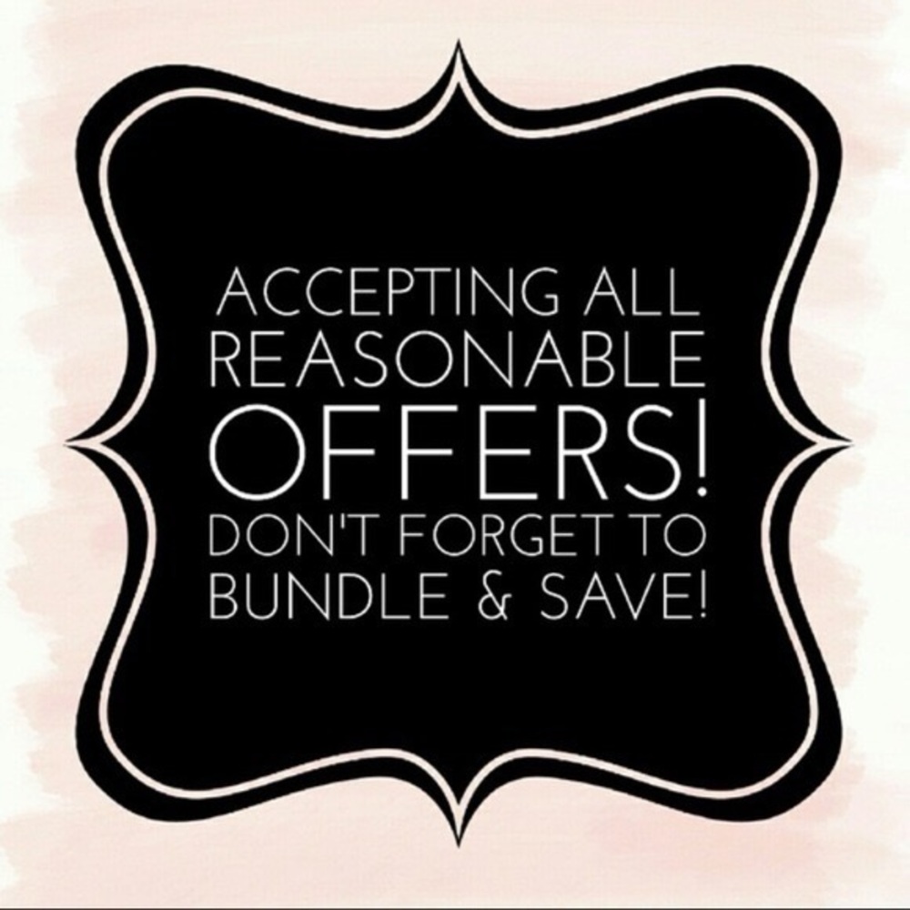 Chic Black and White Offer Sign